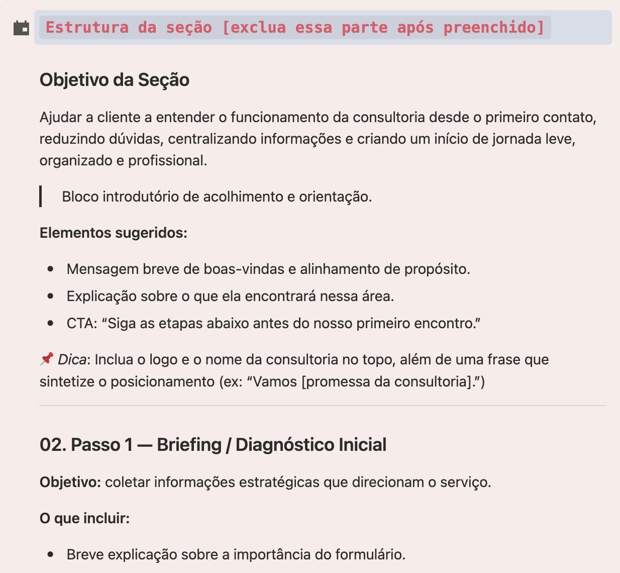 Personalização no Notion