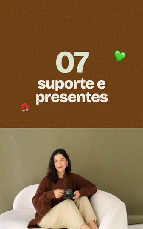 capa do módulo suporte e presentes