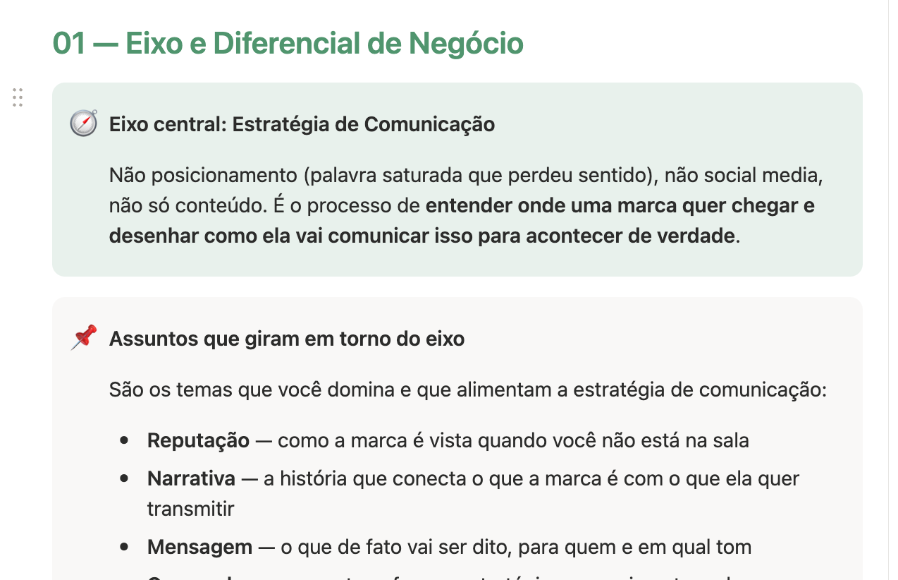 Identificação do diferencial