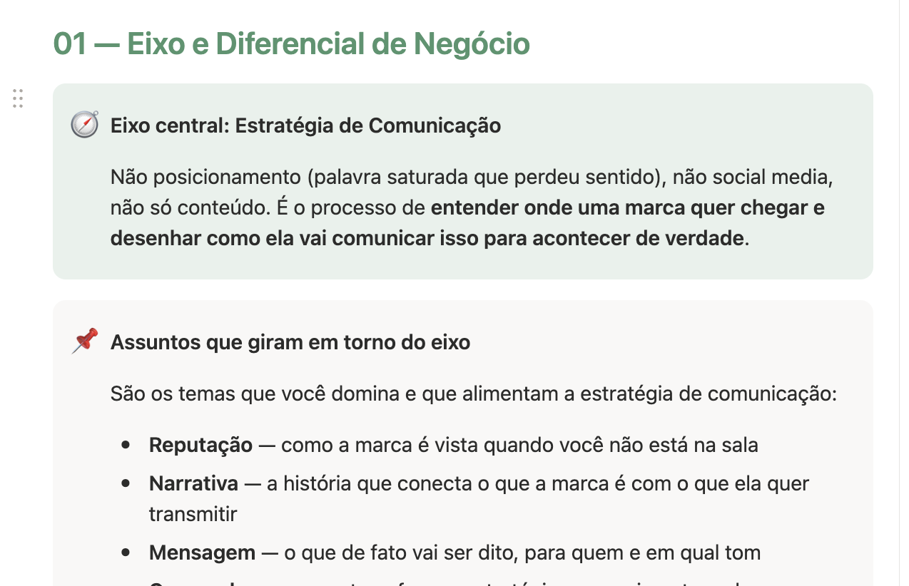 Identificação do diferencial