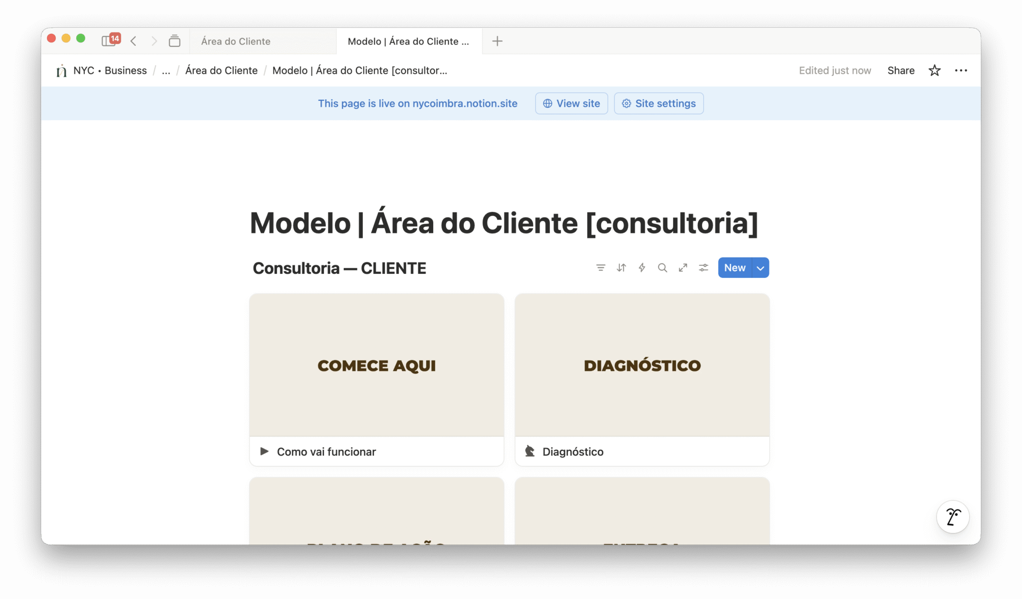 Área do Cliente